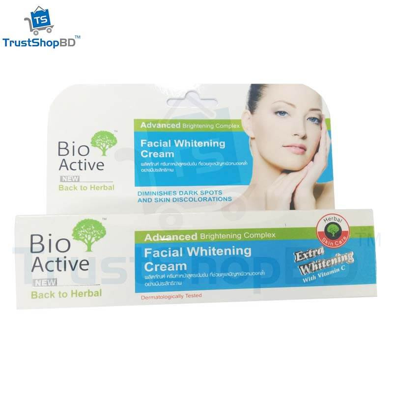 Bio Active Face Whitening Cream-70gm-Thailand